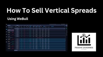 How To Sell Vertical Spreads, Put Credit Spreads - Using Webull