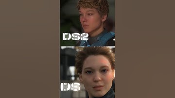 Death Stranding 2 vs 1 – INSANE Face Details! 😳🎮 #shorts #gaming #deathstranding #deathstranding2
