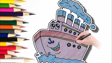 How to Colour Steamboats – Part 2 | Easy Coloring Tutorial for All Ages