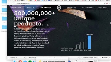 Scrolling text over static image