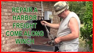 Repair Weld a harbor freight Come along winch
