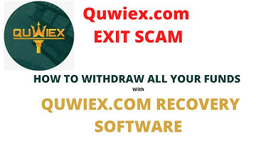 QUWIEX EXIT SCAM, HOW TO WITHDRAW YOUR FUNDS WITH QUWIEX COM WITHDRAWAL RECOVERY SOFTWARE