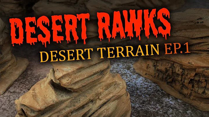 MINIATURE TERRAIN TUTORIAL - Desert Rocks [DESERT TERRAIN EP.1]