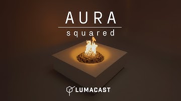 AURA squared | Fire Table by Lumacast