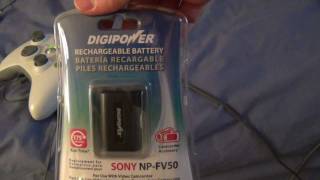 OnlineVideoGames - Sony NP-FV50 Camera Battery Unboxing / Opening Commentary Review