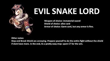 MVPing with Whitesmith: Evil Snake Lord