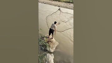 how to throw a cast net | #fishing #shorts