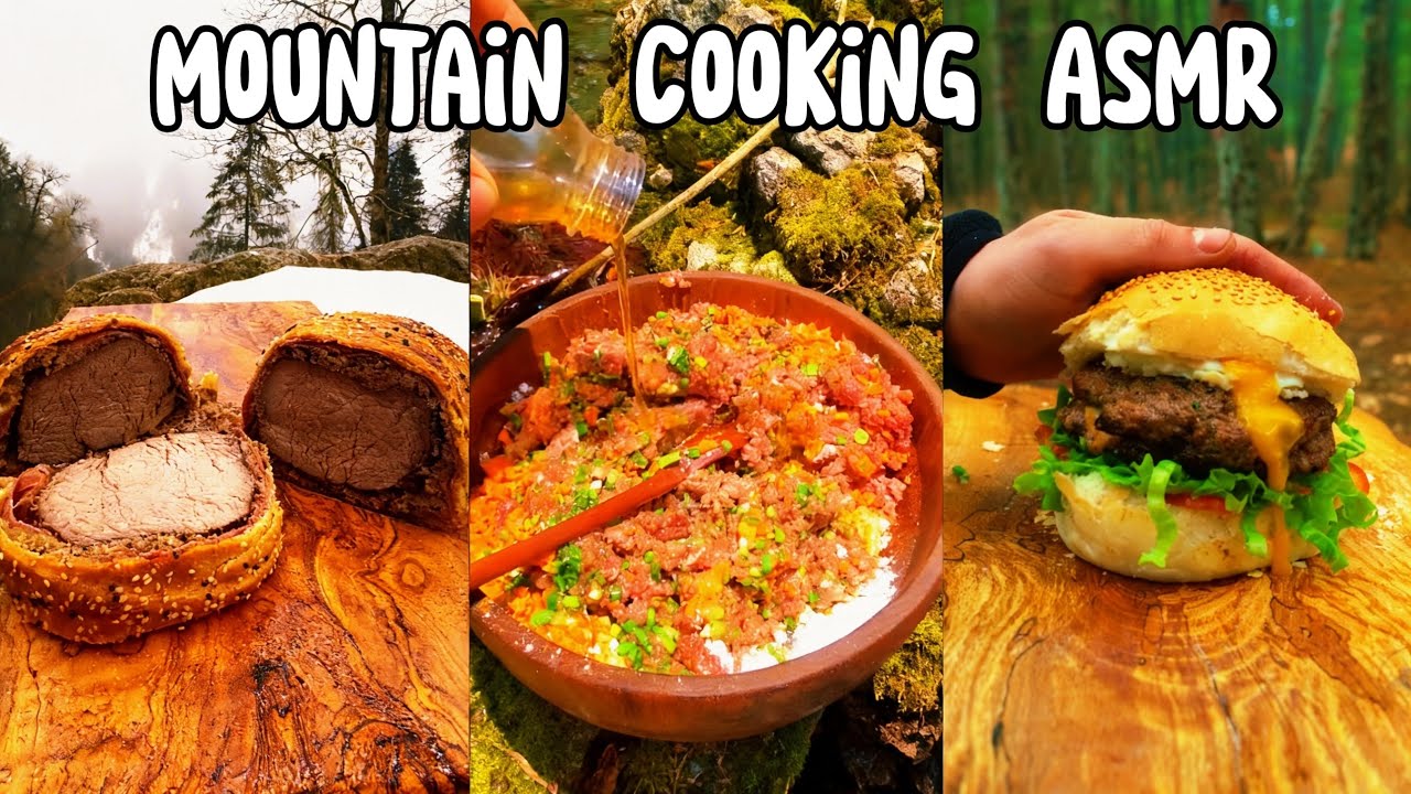Mountain Cooking ASMR 2026 🗻 🧑‍🍳 #24 | TikTok Compilation | Relaxing Cooking in Nature