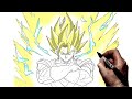 How To Draw Ultra Super Vegito | Step By Step | Dragon Ball