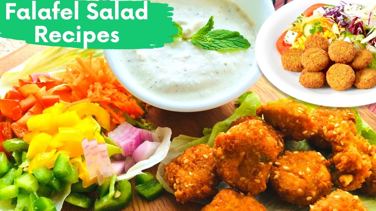 Best Veg Falafel Salad with Sour Cream | Falafel Salad bowl | Special Menu