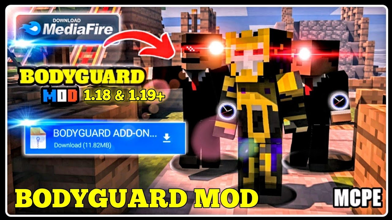 Bodyguard Mod For Minecraft Pocket Edition 1.19 🔥 | minecraft mod ...