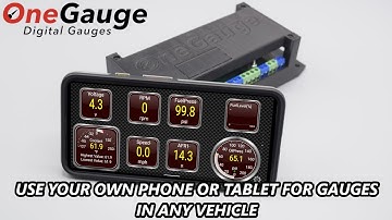 Building a OneGauge dash with a Phone or Tablet