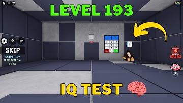 How To Solve Roblox IQ Test Level 193 | IQ Test 🧠 Guide