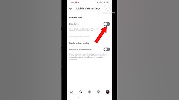 Instagram me data saver mode kaise on kare!!how to save mobile data on instagram #shorts