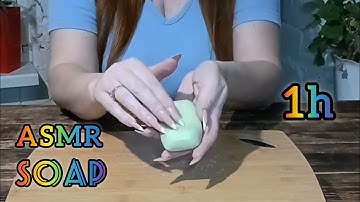 1 HOUR ASMR SOAP 🧼 Tapping Scratching Soaping Compilation