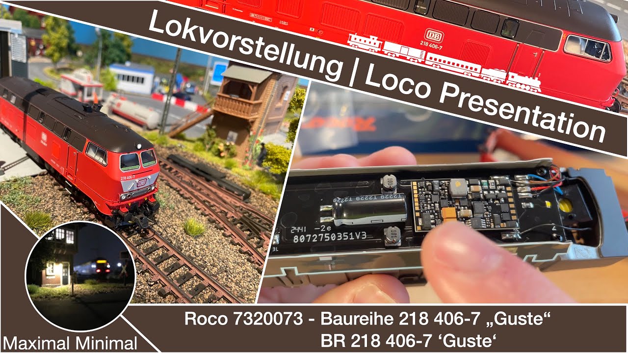 ROCOページです 78772 Diesel locomotive 218 290-5, DB AG