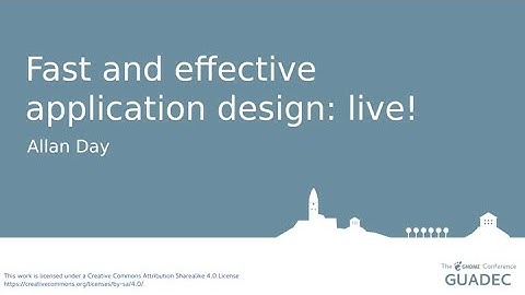 Fast and effective application design: live! with Allan Day