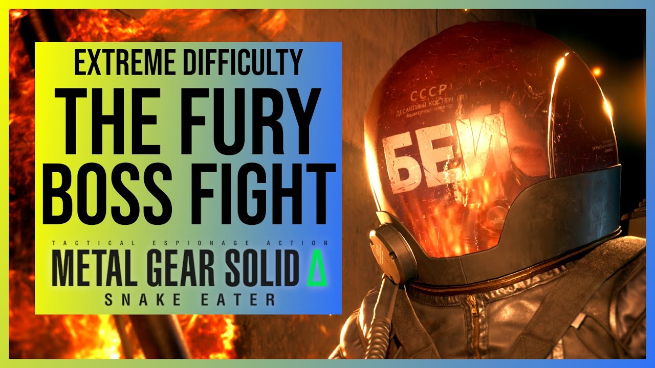 Metal Gear Solid 3 Remake Delta: The Fury Boss Fight (Extreme ...