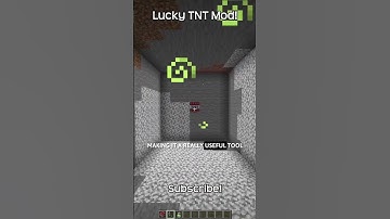 Use This TNT Block To Create Underground Tunnels In Minecraft!