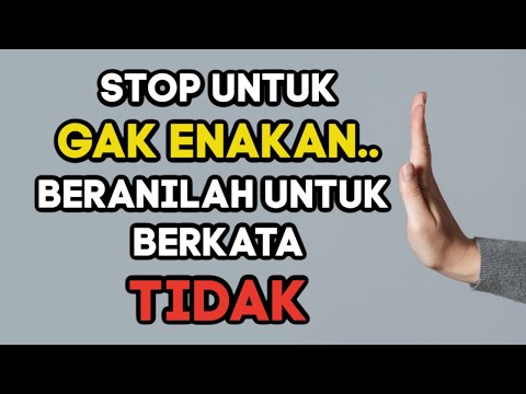 Video: Mengapa Kita Tidak Bisa Mengatakan Tidak