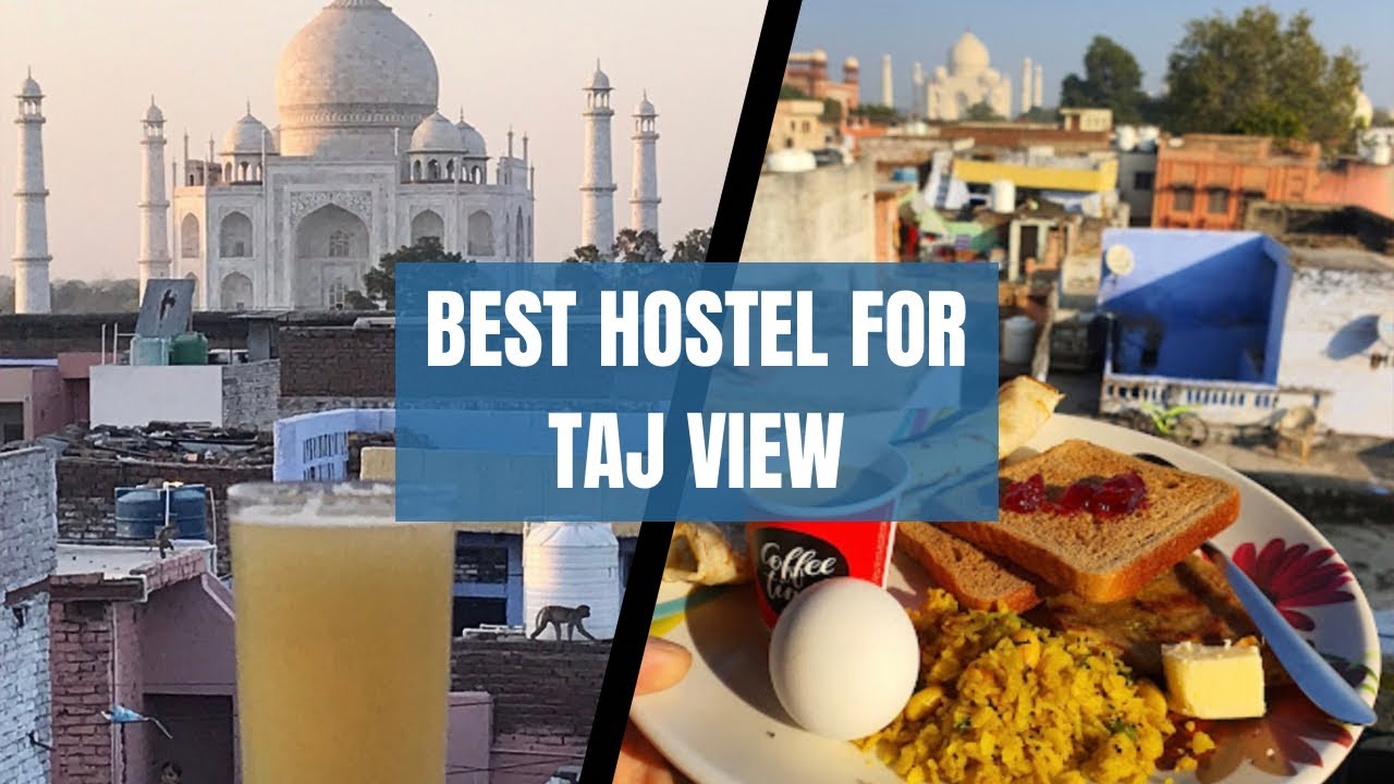 Budget Stay with Taj Mahal View | Best Place to Stay in Agra | Taj Mahal View From Hostel 
