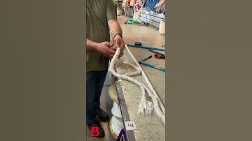 Splicing a Double-Braid 5/8" Polyester Rope into a Soft Eye | Great All-Purpose Synthetic Rope