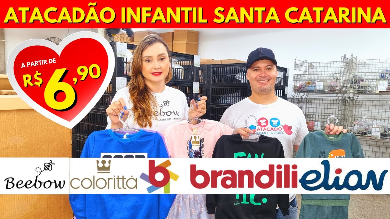 ROUPA INFANTIL (A PARTIR DE R$6,90) ATACADÃO DE FÁBRICAS DE SANTA CATARINA  - YouTube