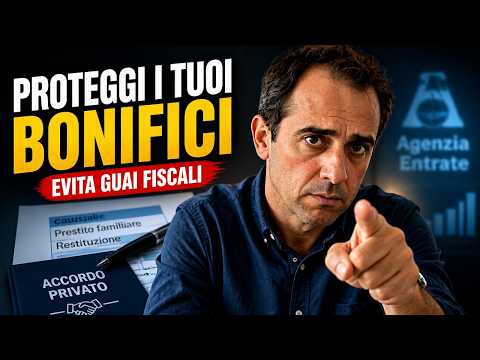 Video BONIFICI TRA FAMILIARI: LA VERITA CHE DEVI CONOSCERE PER EVITARE PROBLEMI FISCALI!
