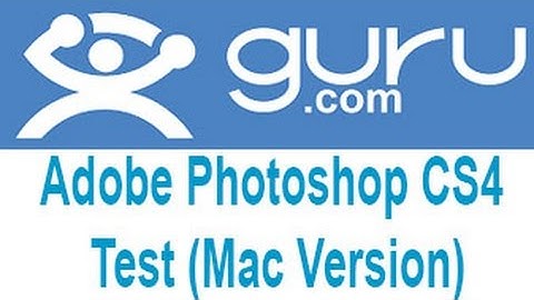 Guru.com Adobe Photoshop CS4 Test (Mac Version) Answers