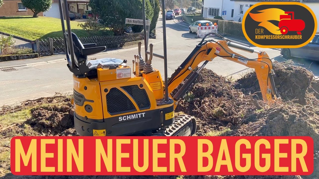New Mein neuer Minibagger ! der Rhinoceros XN12 mit Yanmar Motor ! mein erster Eindruck! Microbagger