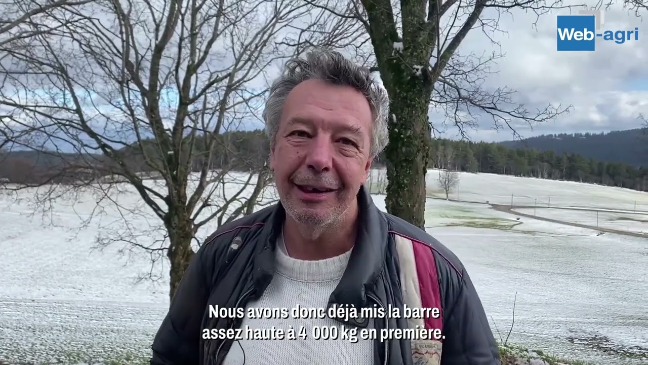 Il élève des Vosgiennes hautes productrices à 5 800 kg de lait par vache