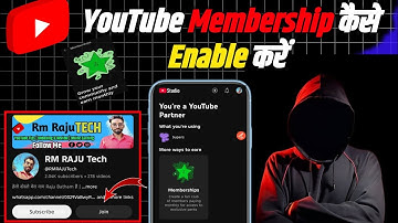 YouTube Membership Kaise Enable Kare 2025 | how to enable join button in youtube 