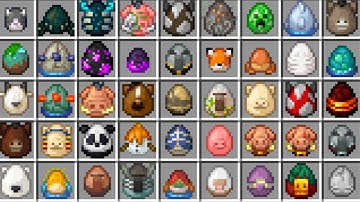 Minecraft : All New Spawn Eggs.