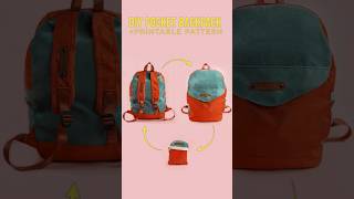 How to Make a Collapsible Hiking Backpack ? diy sew cutandsew makeitsew backpack