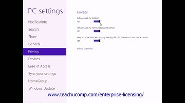 Windows 8 Tutorial Windows 8 Settings Lesson 3.8 Employee Group Training