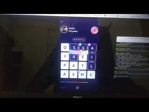 WordBlitz Solver | Facebook Messenger Game Automation | Simple Script without Deep Learning