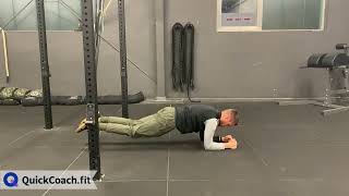 Suspension Trainer Body Saw to Push Press to Crunch | Exercise Demo | Coaching Software | QuickCoach screenshot 5