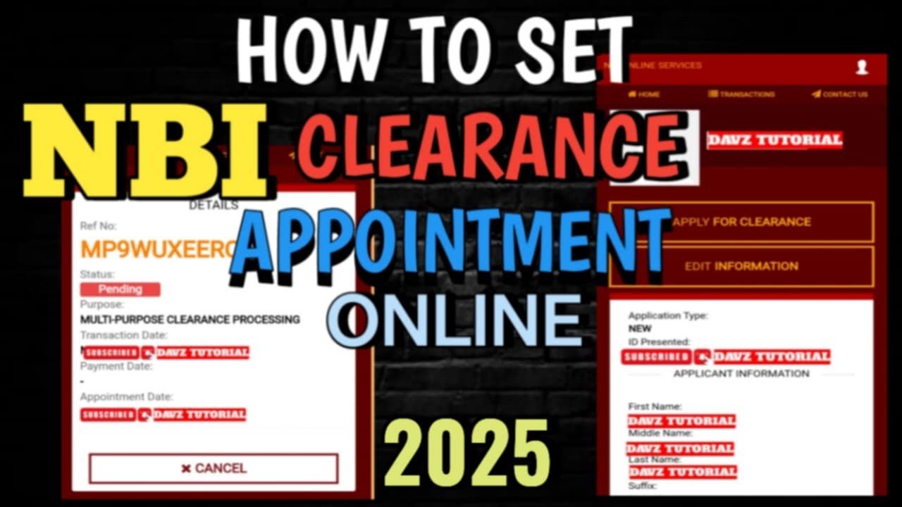 HOW TO SET NBI CLEARANCE APPOINTMENT ONLINE 2025 | PAANO MAG SET NG APPOINTMENT SA NBI ONLINE 2025