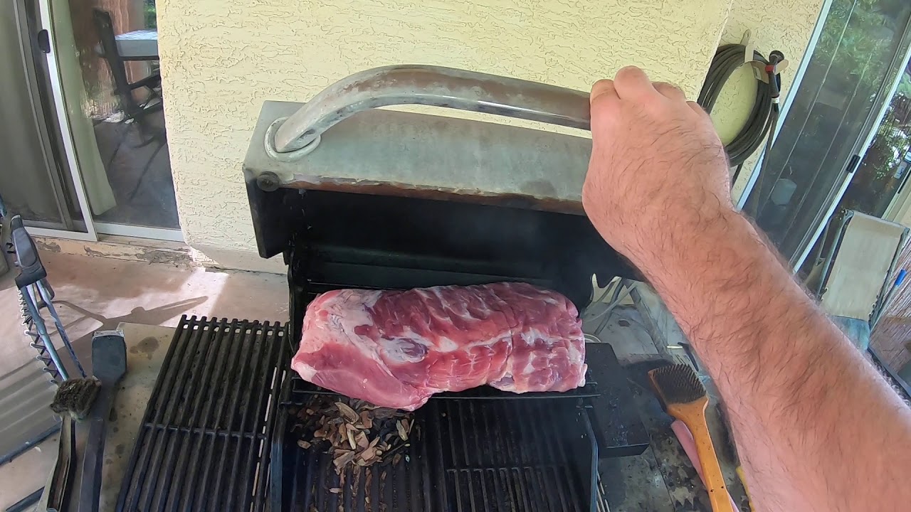 How to Smoke Ribs on a Gas Grill Part 2 YouTube
