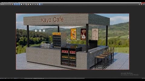 3DsMax Tutorials, Learn 3D Texturing a Food Stall from Scratch in 3dsmax ( Part 9)