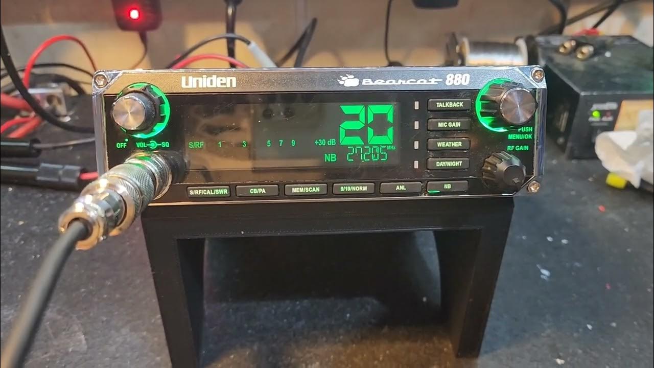Uniden Bearcat 880 tune up report for Barry in KY from truckscbsales