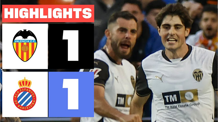 VALENCIA CF 1 - 1 RCD ESPANYOL I HIGHLIGHTS LALIGA EA SPORTS