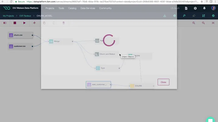 Visual Modeling with Watson Data Platform