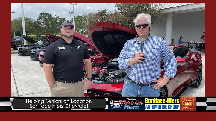 Kerry Fink talks with Eric Swist at Chevrolet Cama...