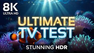 8K Ultra HD Underwater Paradise | Ultimate HDR TV Test Video