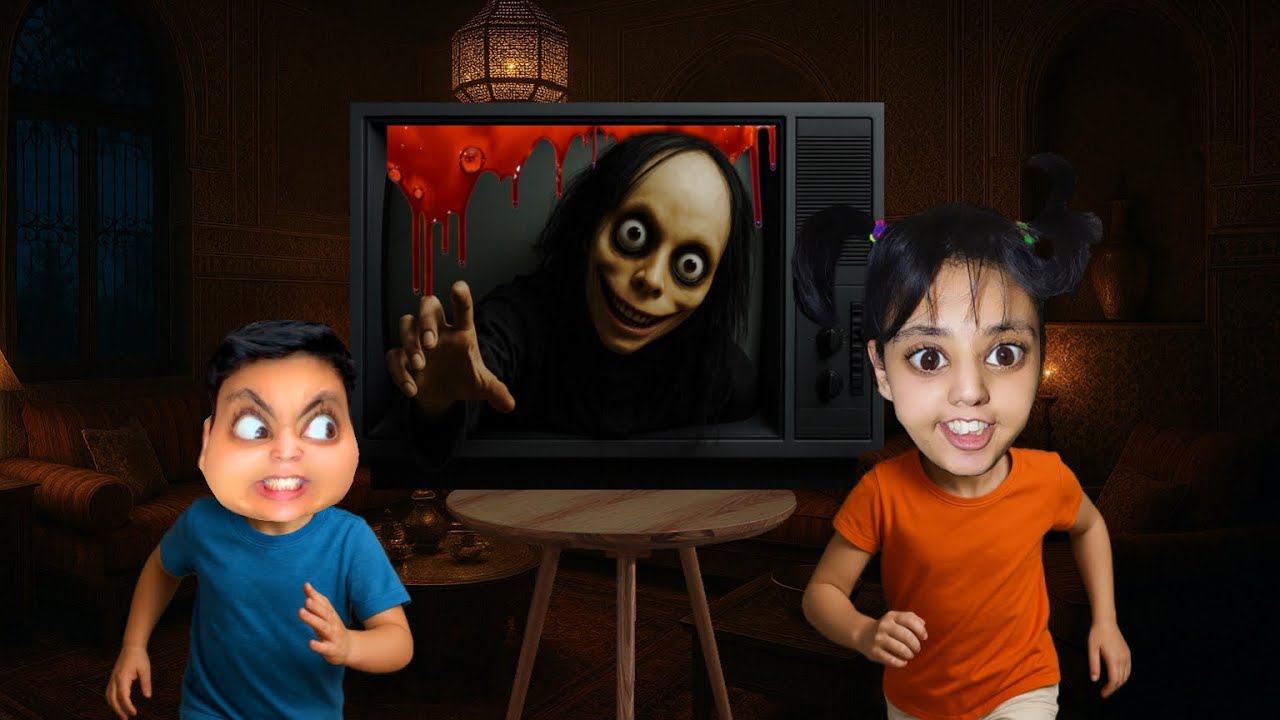 خرج لينا الشبح من التلفازة📺😰