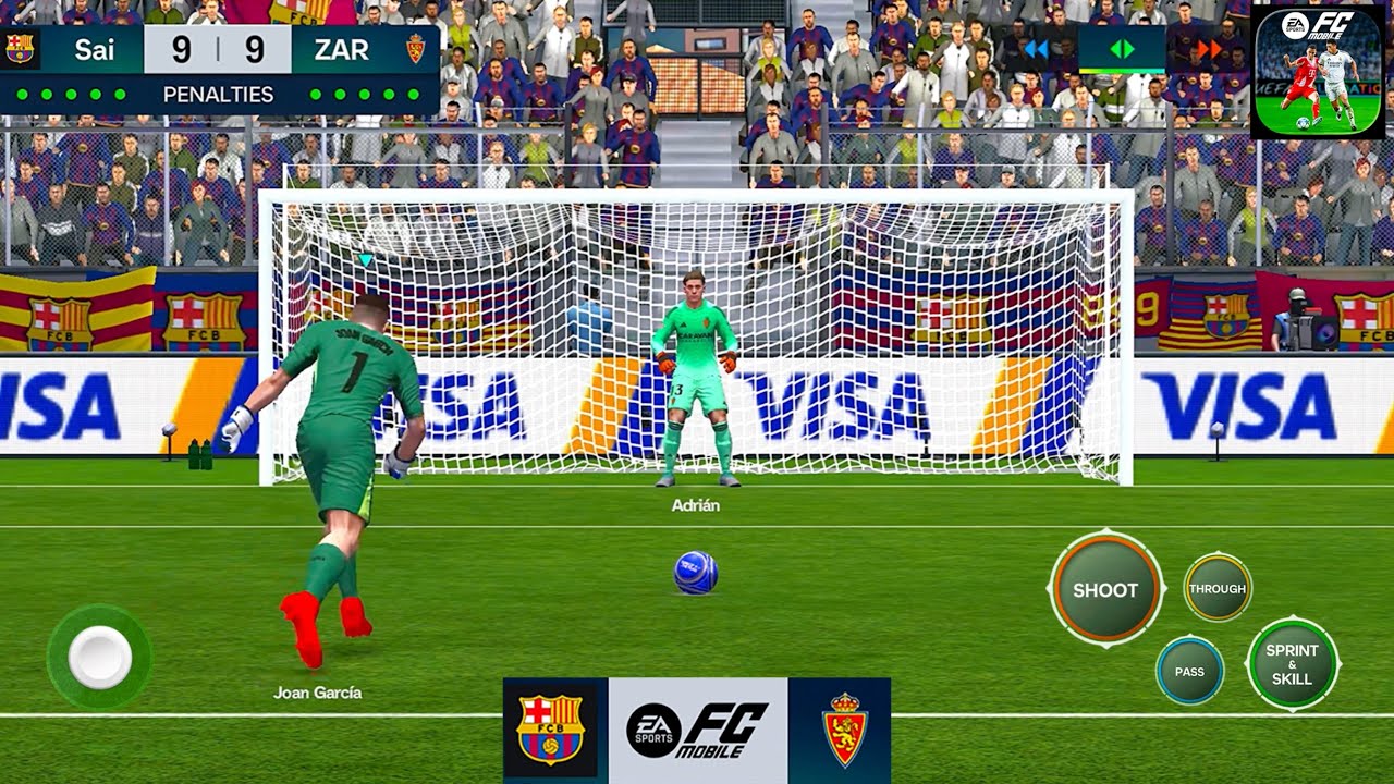 Fc Mobile Penalty Shootout #72 FC Barcelona Vs Real Zaragoza #fcmobile26