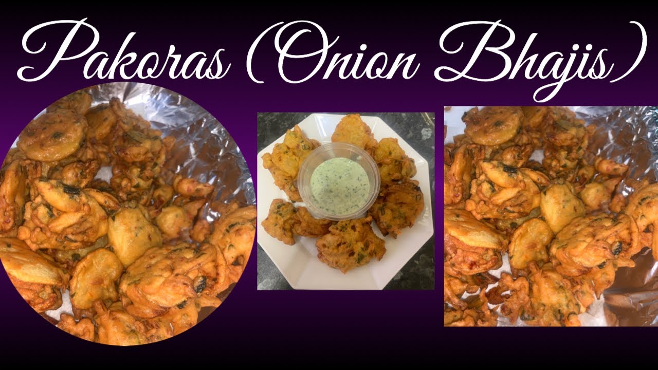 Pakoras simple & easy onion bhajis YouTube