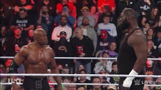 Bobby lashley return and attacks omos wwe Raw March 28 ,,2022