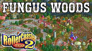 Fungus Woods is HARD, but one of my FAVORITES - RollerCoaster Tycoon 2